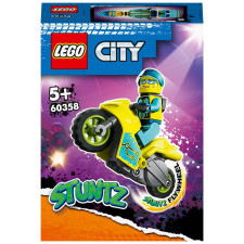 Конструктор Lego City Каскадерський кібермотоцикл 60358 mini slide 1