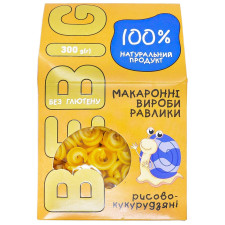 Макаронні вироби BeBig рисово-кукурудзяні без глютену 300г mini slide 2