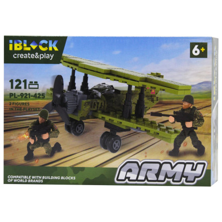 Іграшка Iblock конструктор армія 83-140 деталей slide 3