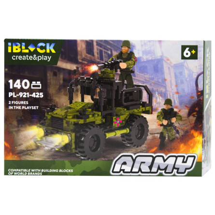 Іграшка Iblock конструктор армія 83-140 деталей slide 4