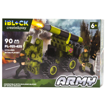 Іграшка Iblock конструктор армія 83-140 деталей slide 5