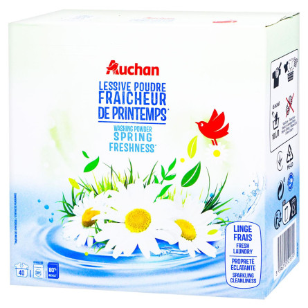 Пральний порошок Auchan Свіжість Весни 40 доз slide 1