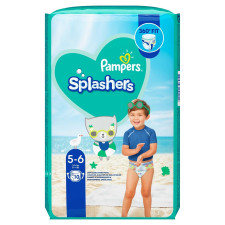 Трусики для плавания Pampers Splashers размер 5-6 Junior 12-17кг 10шт mini slide 5