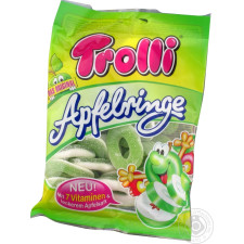 Цукерки Trolli Яблучні кільця фруктові жувальні 200г mini slide 6