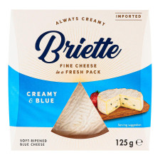 Сир Briette Creamy & Blue 60% 125г mini slide 3