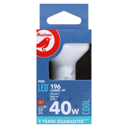 Лампочка Ашан LED R50 E14 40W slide 2