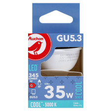 Лампочка Ашан LED Gu5.3 35W 5000K mini slide 2