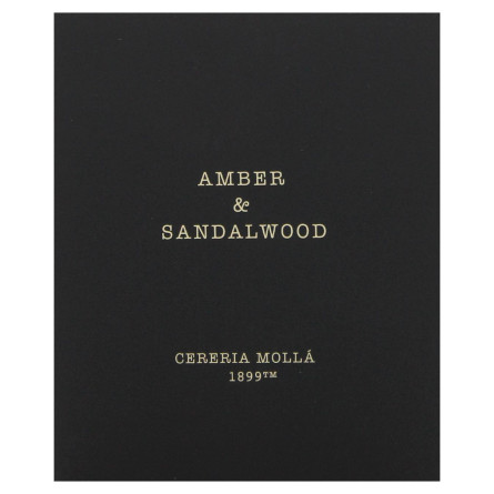 Арома свічка Cereria Molla Premium 230 gr. Amber & Sandalwood 1 шт slide 2