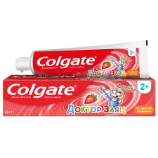 Дитяча зубна паста Colgate Доктор Заєць зі смаком полуниці 50мл mini slide 1