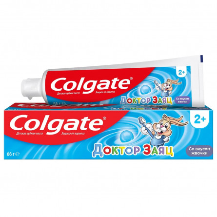 Дитяча зубна паста Colgate Доктор Заєць зі смаком жувальної гумки 50мл slide 1