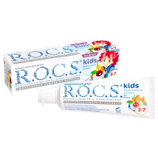 Зубна паста R.O.C.S. Kids Фруктовий ріжок без фтору 3-7 років 45г mini slide 3