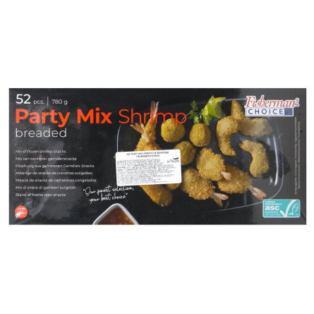 Креветки Fisherman's Choice Party Mix в паніровці на шпажках 780г slide 3