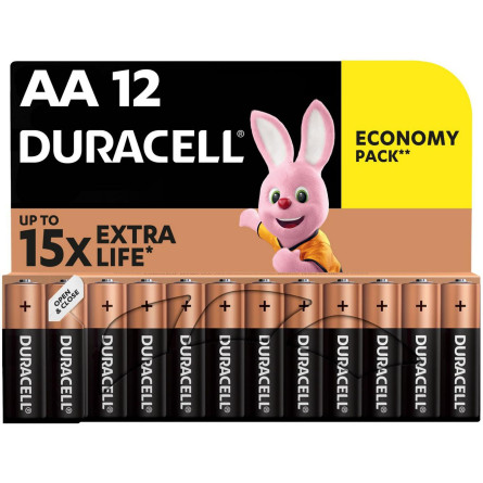 Батарейки Duracell AA щелочные 12шт slide 2