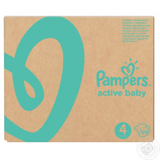 Пiдгузки Pampers Active Baby розмір 4 Maxi 9-14кг 174шт mini slide 2