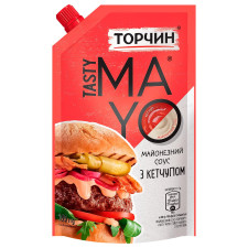 Майонезний соус ТОРЧИН® Tasty Mayo с кетчупом 190г mini slide 1