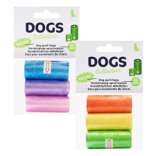 Пакети гігієнічні для вигулу собак 3 рулони по 15шт 230х300мм mini slide 1