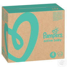 Пiдгузки Pampers Active Baby розмір 4 Maxi 9-14кг 174шт mini slide 4