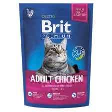 Корм сухой Brit Premium с курицей для котов 300г mini slide 1