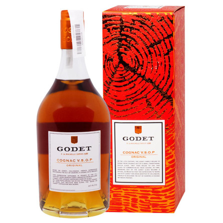 Коньяк Godet VSОР (gift box) 0.7 л slide 1