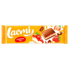 Шоколад Roshen Lacmi Strawberry cake 280г mini slide 1