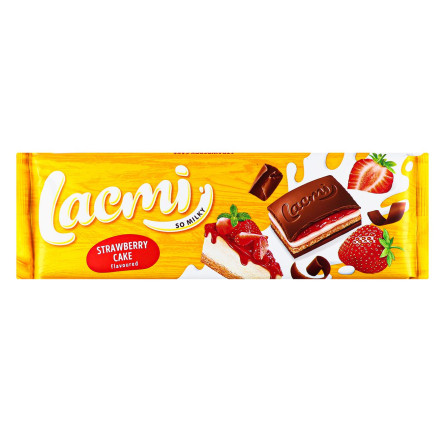 Шоколад Roshen Lacmi Strawberry cake 280г slide 2