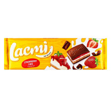Шоколад Roshen Lacmi Strawberry cake 280г mini slide 2