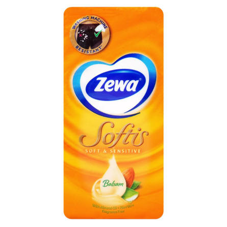 Хустинки носові Softis Soft&Sensitive Zewa 9шт slide 2