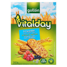 Печиво vitalday 5злаків з червоними фруктами Gullon 240г mini slide 2