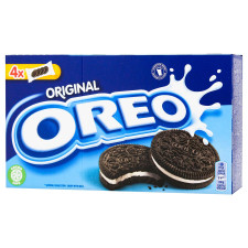 Печиво-сендвіч Oreo зі смаком шоколаду з начинкою зі смаком ванілі 176г mini slide 2