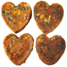 Ласощі Yalute для собак Salmon and Vegetable in Heart Shape лосось та овочі 100г mini slide 2