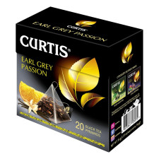 Чай чорний Curtis Earl Grey Passion в пірамідках 20шт*1,7г mini slide 2