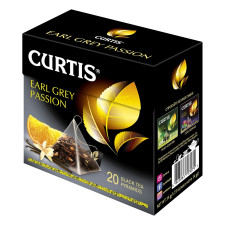 Чай чорний Curtis Earl Grey Passion в пірамідках 20шт*1,7г mini slide 8