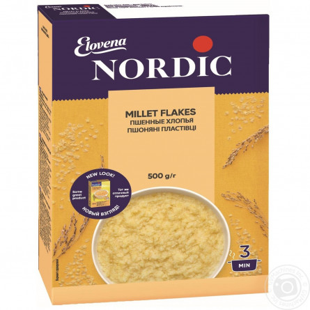 Пластівці Nordic пшоняні 500г slide 1