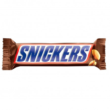 Батончик Snickers шоколадный с арахисом 50г slide 1