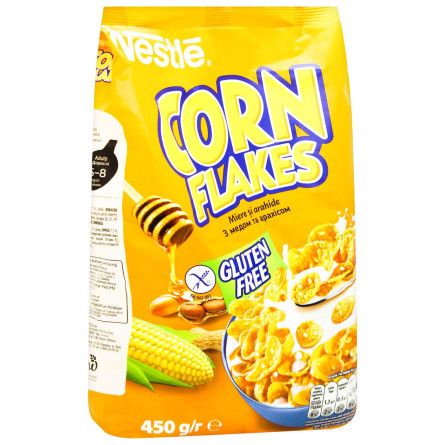 Сніданок сухий Nestle Corn Flakes Honey Nut 450г slide 1