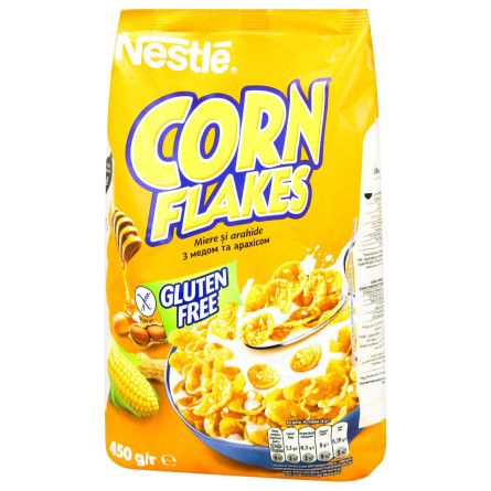 Сніданок сухий Nestle Corn Flakes Honey Nut 450г slide 3