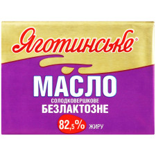 Масло Яготинское Безлактозное сладкосливочное 82,5% 180г mini slide 2