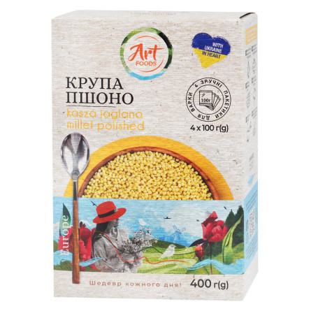 Пшоно Art Foods шліфоване 4*100г slide 3