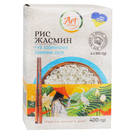 Рис Art Foods Жасмин 4*100г slide 1