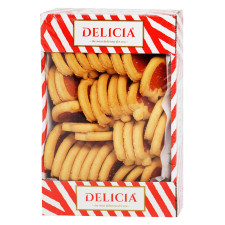 Печенье Delicia Райские яблочки со вкусом апельсина 400г mini slide 1