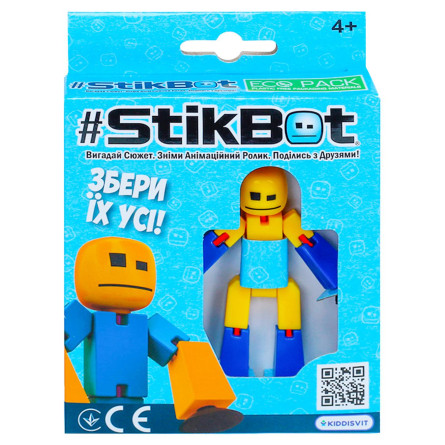 Фигурка Stikbot Сине-желтый для анимационного творчества slide 2