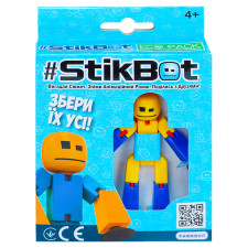 Фігурка Stikbot Синьо-жовтий для анімаційної творчості mini slide 2