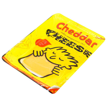 Сыр Глобино Cheddar твердый слайсы 45% 150г slide 1