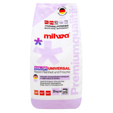 Пральний порошок Milwa Color Universal 2кг mini slide 1