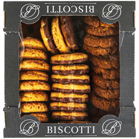 Печиво Biscotti Дольче Місто Мікс здобне пісочно-відсадне 450г slide 3