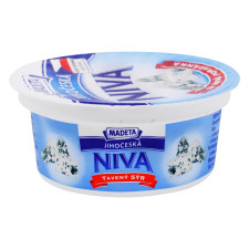 Сир плавлений Madeta Niva Blue з блакитною пліснявою 60% 125г mini slide 1