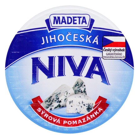 Сир плавлений Madeta Niva Blue з блакитною пліснявою 60% 125г slide 2