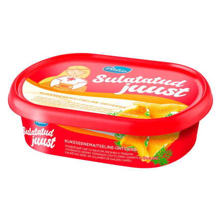 Сир плавлений Valio з зеленню та лисичками 41% 185г slide 1