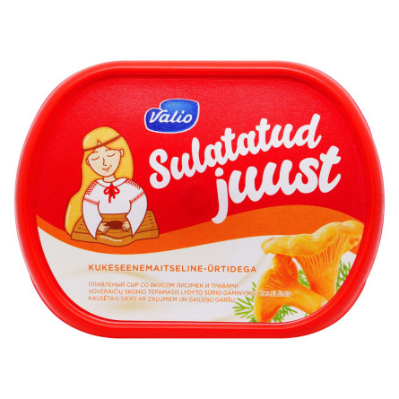 Сир плавлений Valio з зеленню та лисичками 41% 185г slide 2