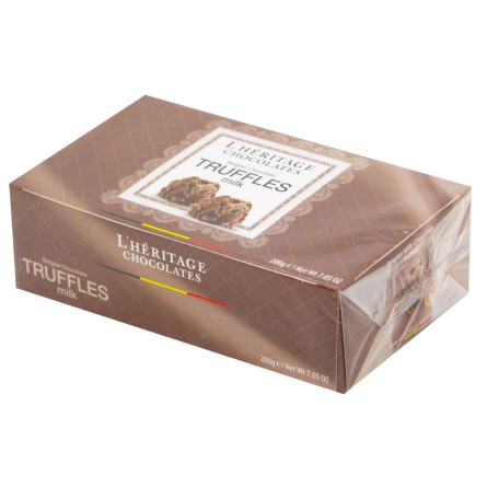 Трюфель L'Heritage Chocolates з молочного шоколаду в пластівцях 220г slide 2